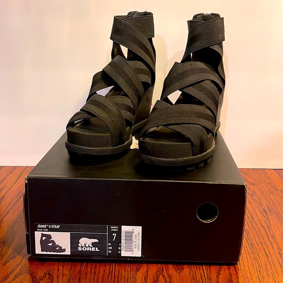 Sorel Shoes - Sorel Women’s Joanie II Strap Sandals in Black Size 7
